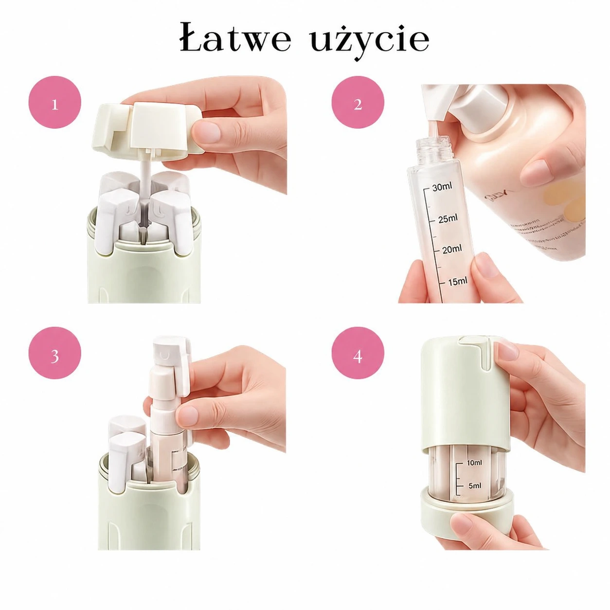 Łatwe użycie — instrukcja Nuvela 4w1